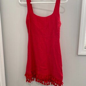 Lulu's Red Mini Dress XS